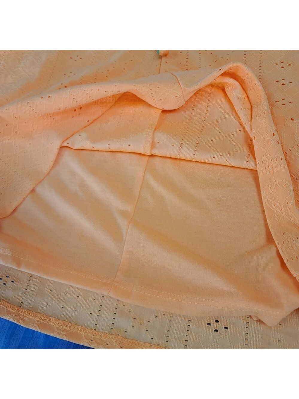 NWT Women's M wild fable sundress/beach lined dress, vibrant orange - Picture 8 of 11